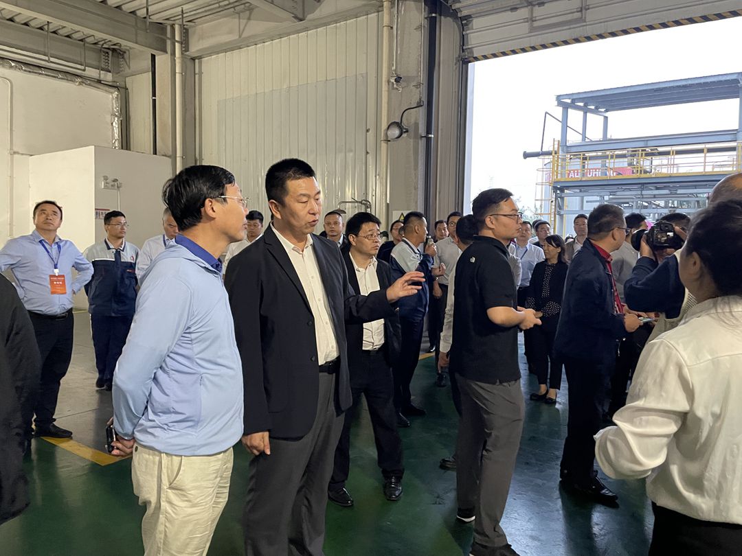 参观考察河南东方雨虹建筑材料有限公司